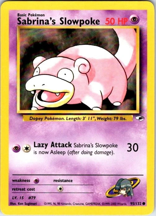 Sabrina's Slowpoke (Unlimited Edition) #95 Gym Heroes