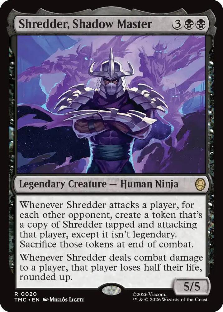 Shredder, Shadow Master #20 Commander: Teenage Mutant Ninja Turtles