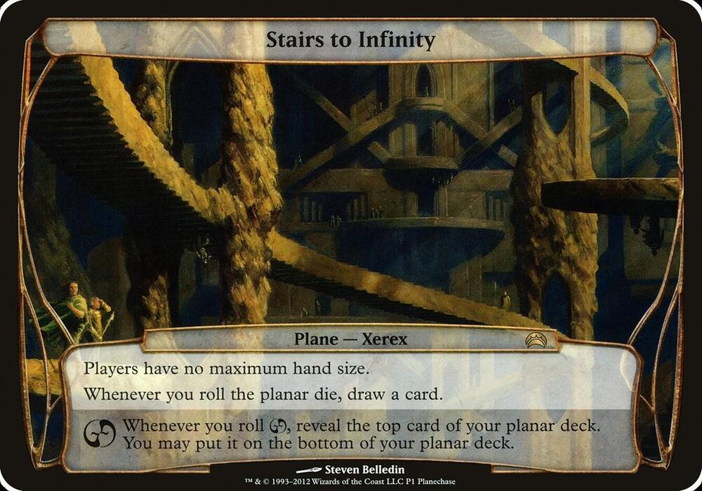 Stairs to Infinity (Release Event Promo) - Planechase 2012 (Oversize Cards)