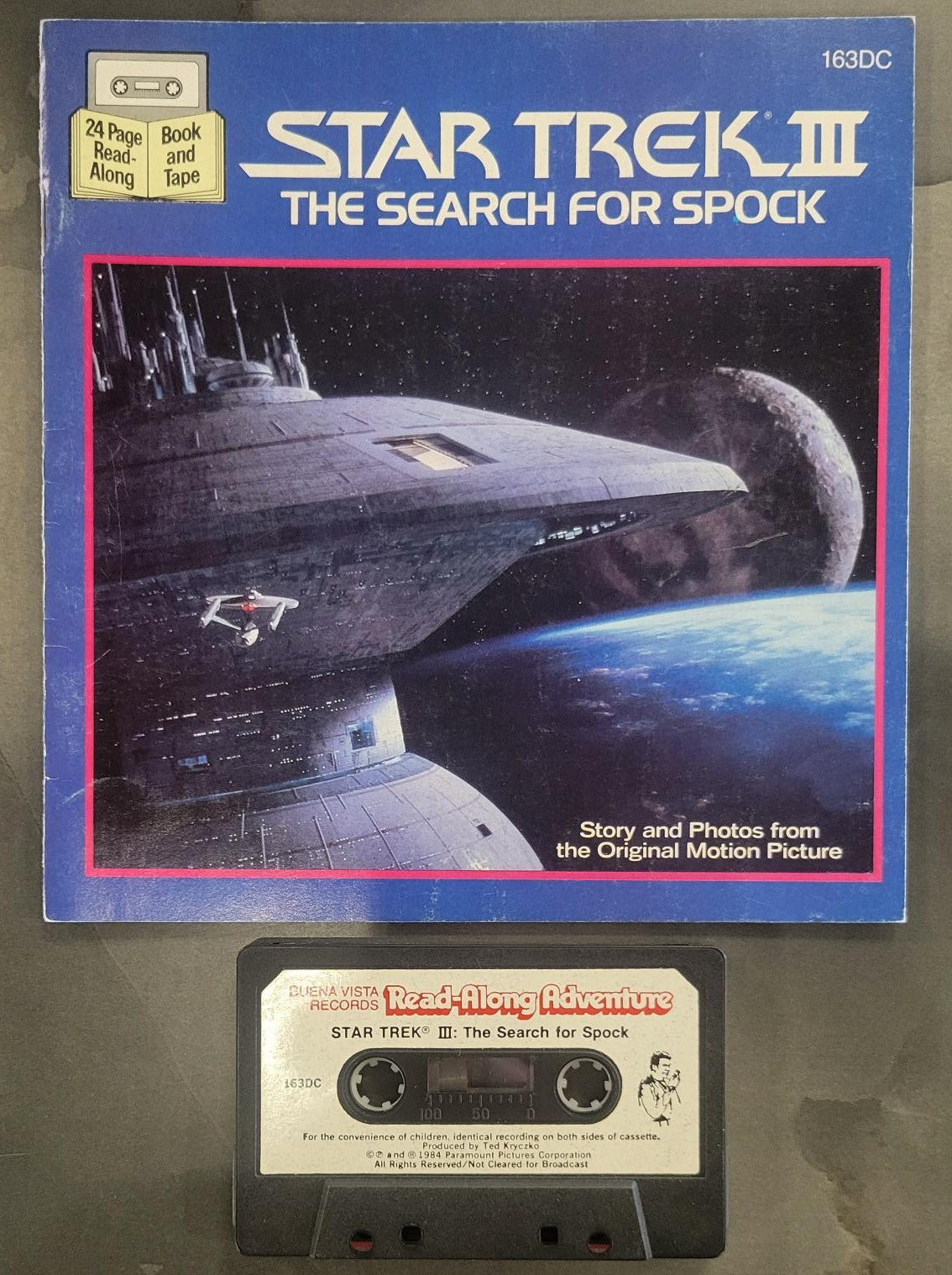 Star Trek III The Search for Spock Read-a-long book and tape (1984)