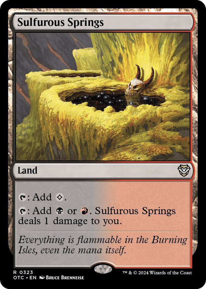 Sulfurous Springs #323 Commander: Outlaws of Thunder Junction