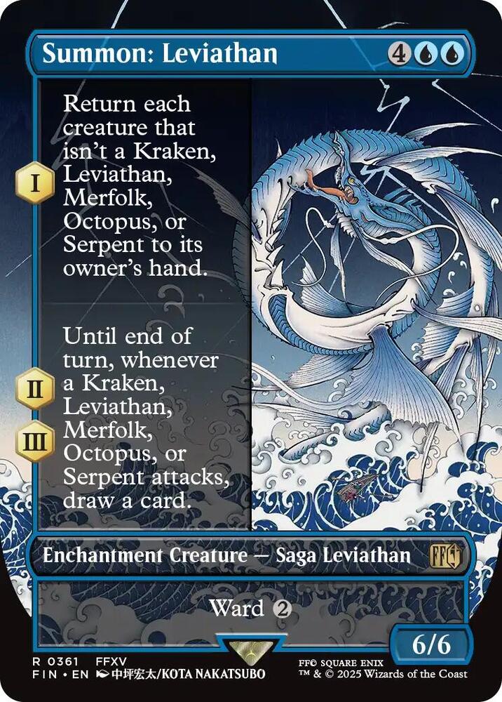 Summon: Leviathan #361 (Borderless) Final Fantasy