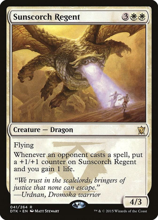 Sunscorch Regent #41 Dragons of Tarkir