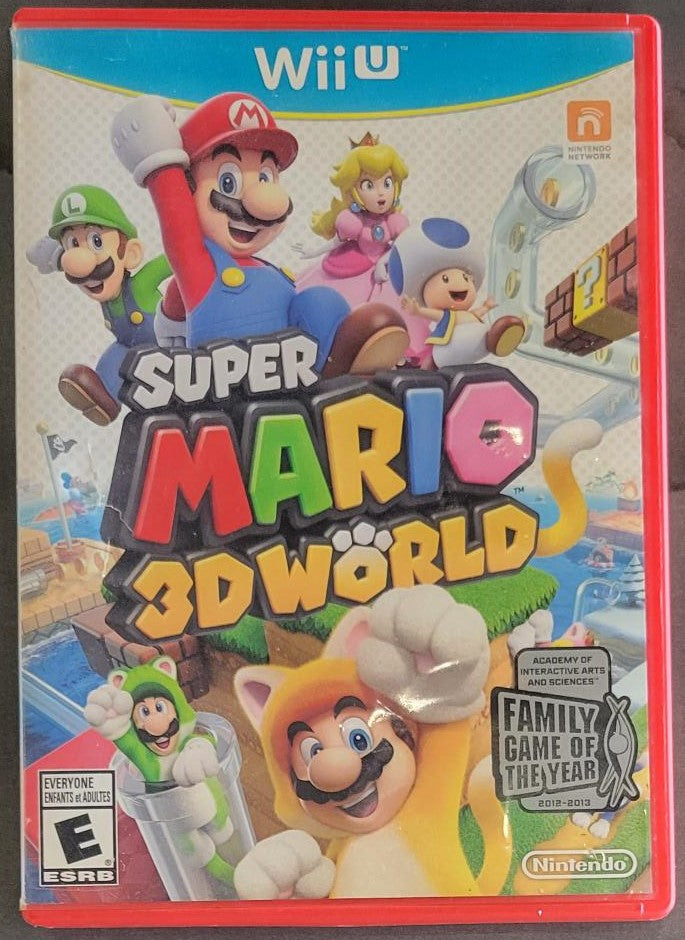Wii U Super Mario 3D World (Family Game of the Year) (Complete)