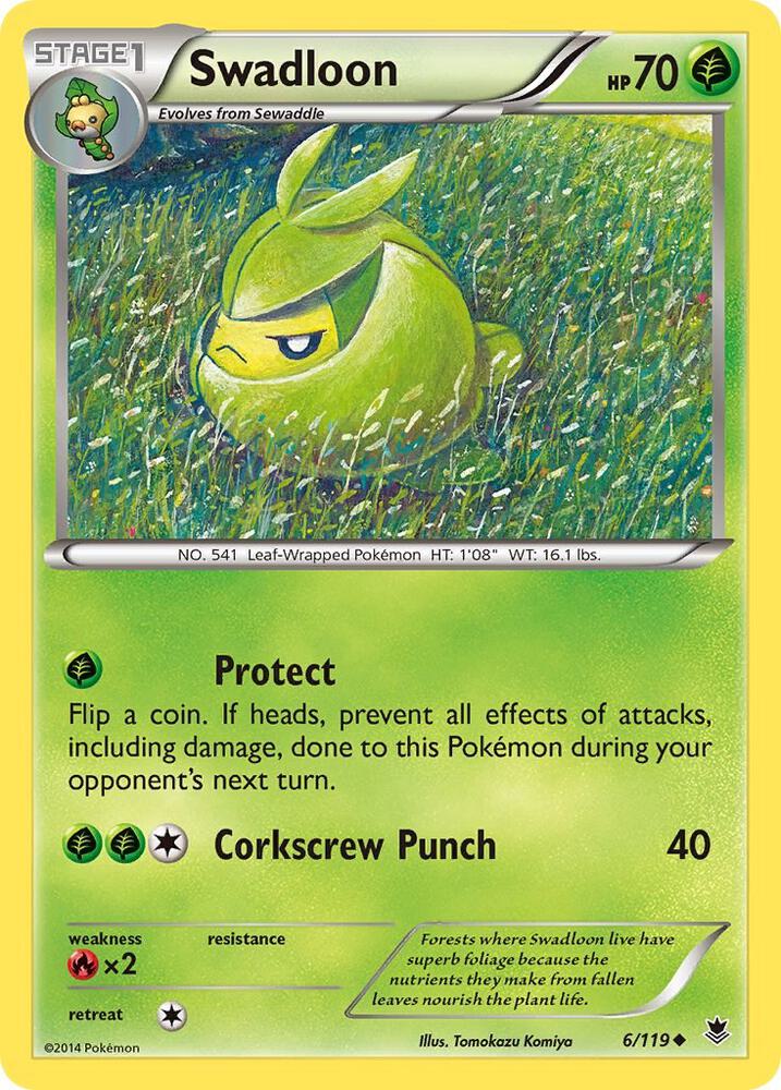 Swadloon #6 REVERSE HOLOFOIL XY - Phantom Forces
