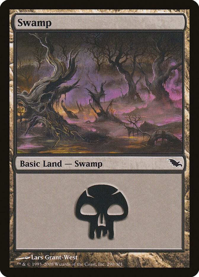 Swamp #290 FOIL Shadowmoor