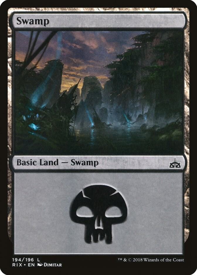 Swamp #194 Rivals of Ixalan