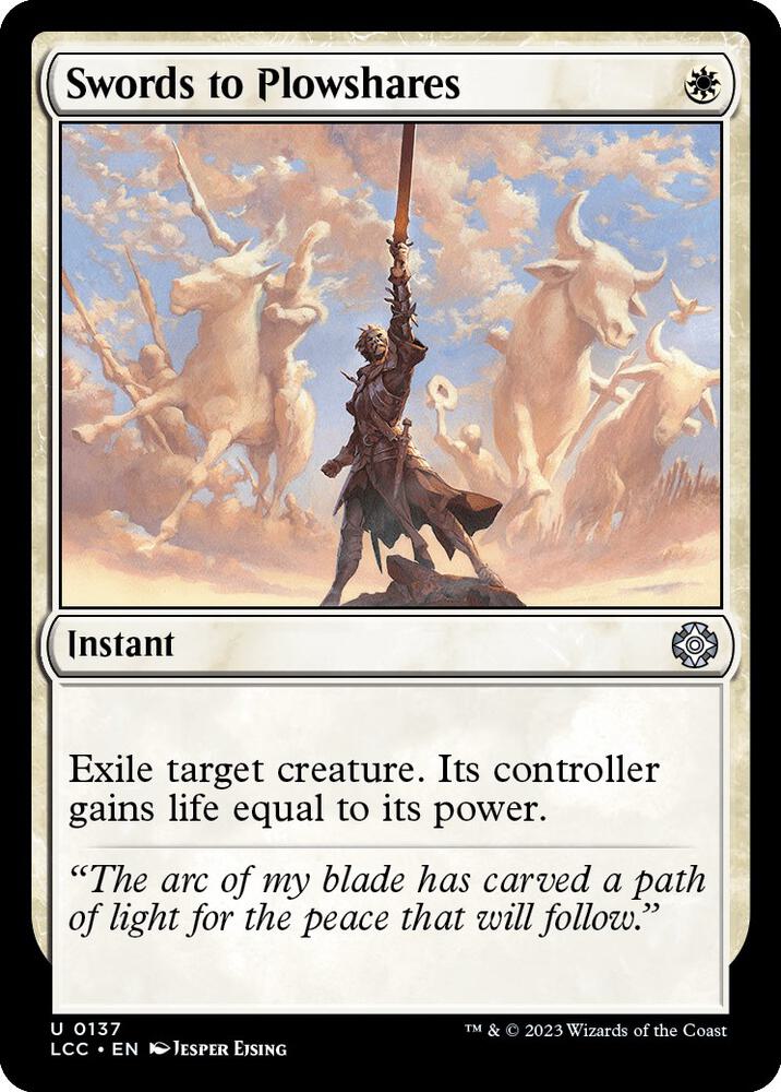 Swords to Plowshares #137 Commander: The Lost Caverns of Ixalan
