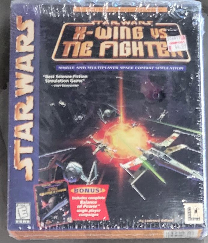 PC Star Wars X-Wing Vs Tie Fighter With Balance of Power Campaigns (Complete)