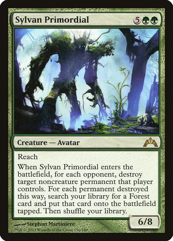 Sylvan Primordial #136 FOIL Gatecrash