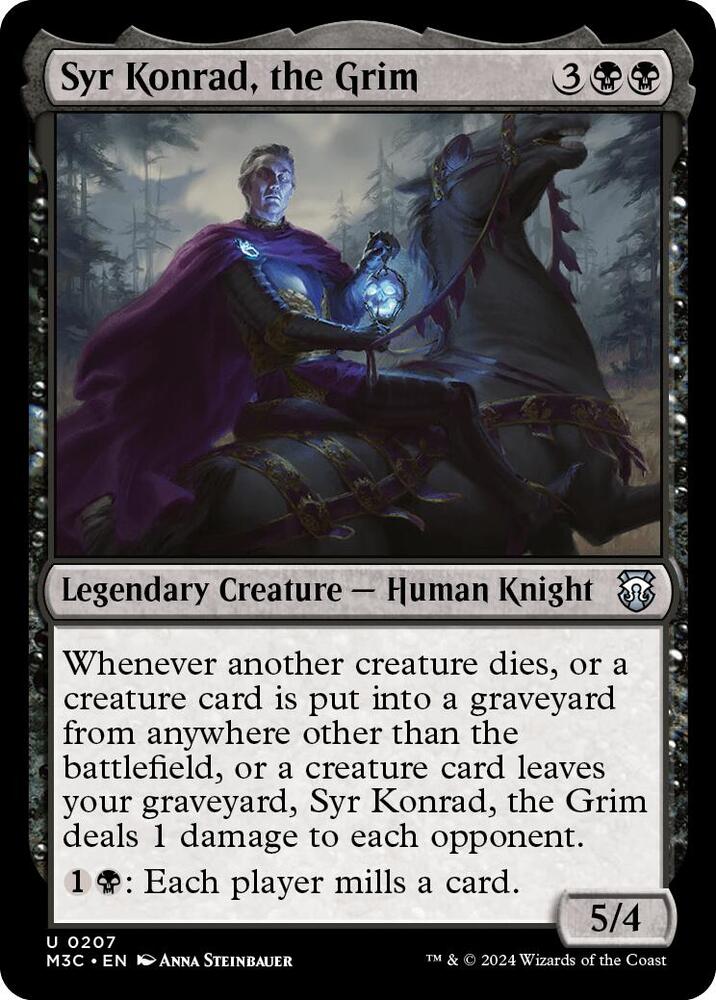 Syr Konrad, the Grim #207 Commander: Modern Horizons 3