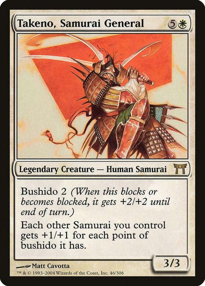 Takeno, Samurai General #46 Champions of Kamigawa
