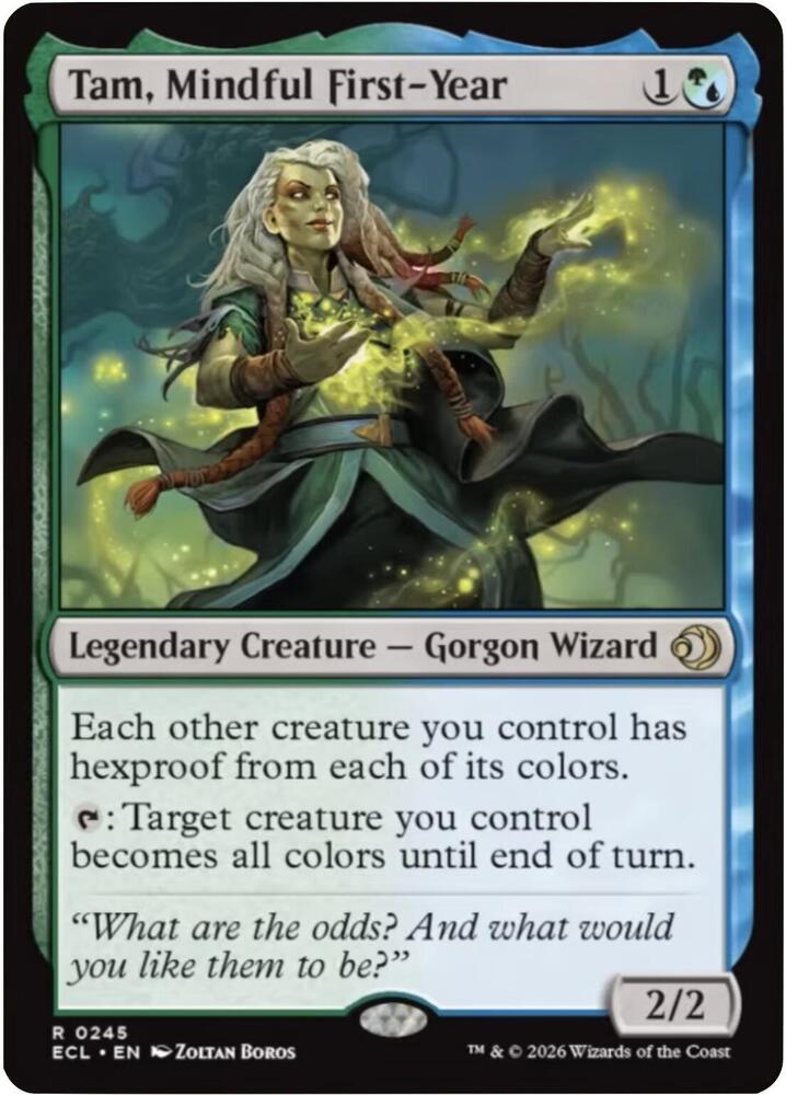 Tam, Mindful First-Year #245 FOIL Lorwyn Eclipsed