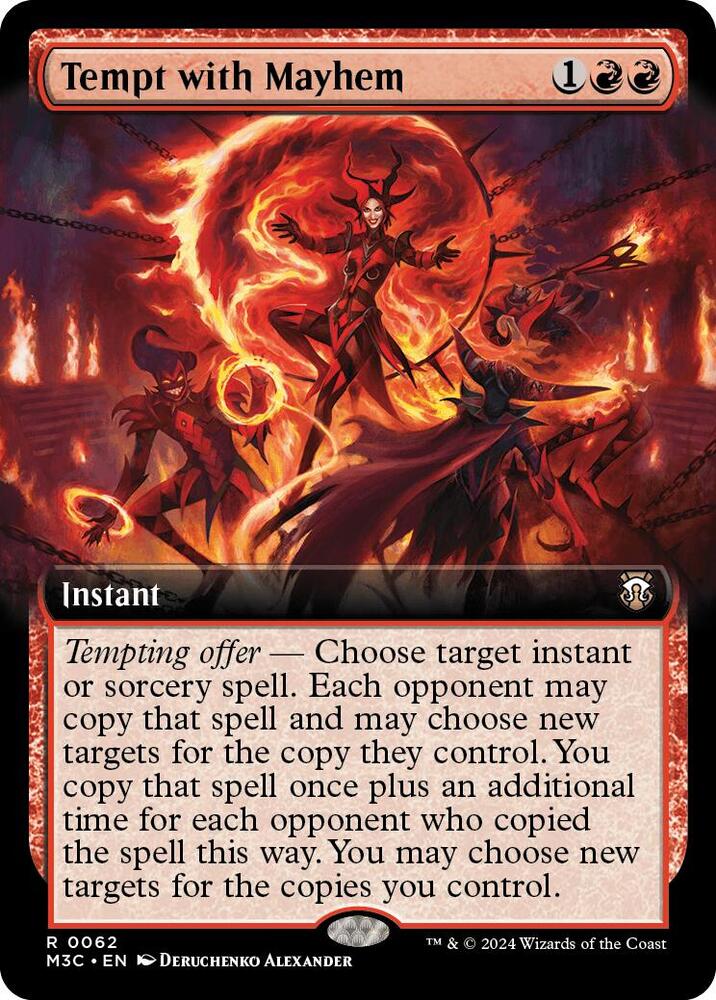 Tempt with Mayhem (Extended Art) #62 Commander: Modern Horizons 3