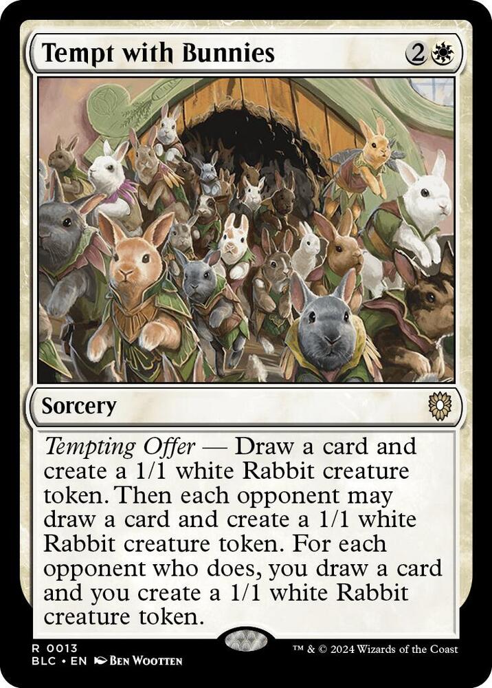 Tempt with Bunnies #13 Commander: Bloomburrow