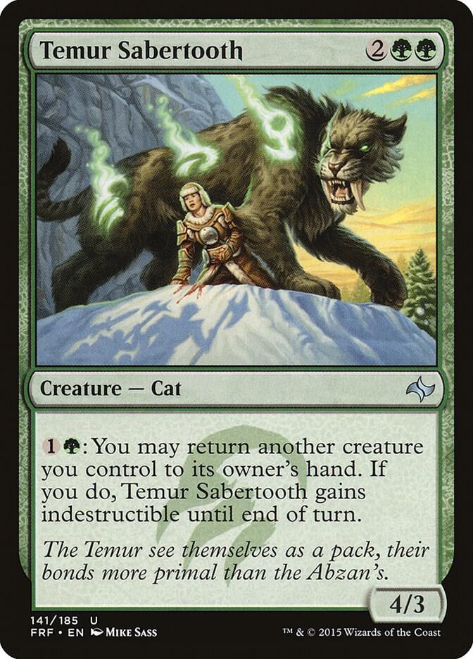 Temur Sabertooth #141 Fate Reforged