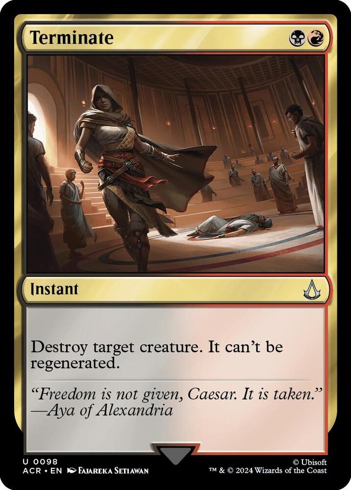 Terminate #98 Universes Beyond: Assassin's Creed
