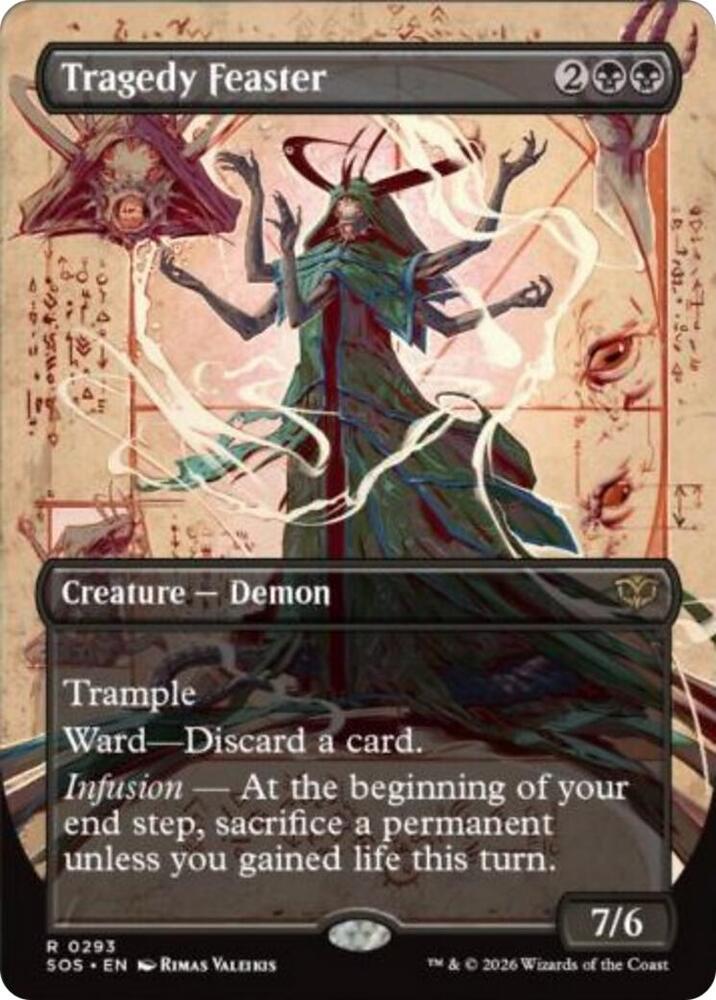 Tragedy Feaster (Borderless) #293 Secrets of Strixhaven