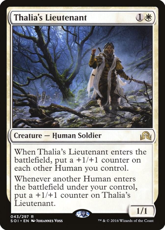 Thalia's Lieutenant #43 Shadows over Innistrad