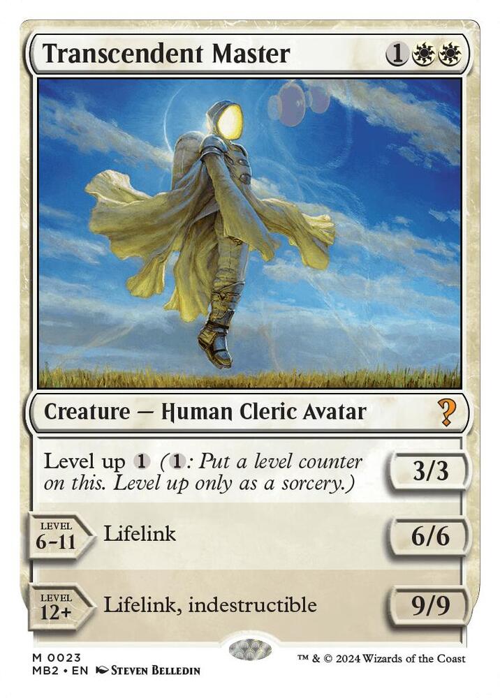 Transcendent Master (White Border) #23 Mystery Booster 2