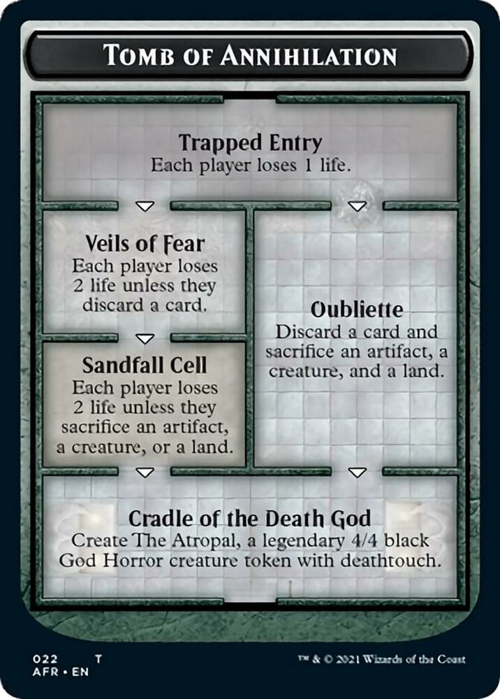 Tomb of Annihilation Token #22 AFR OVERSIZE card