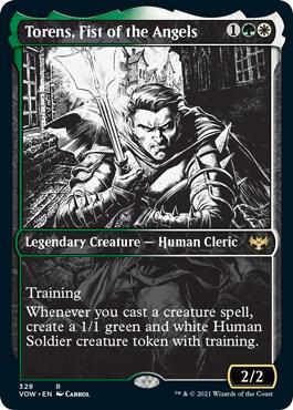 Torens, Fist of the Angels (Showcase) #328 FOIL Innistrad: Crimson Vow