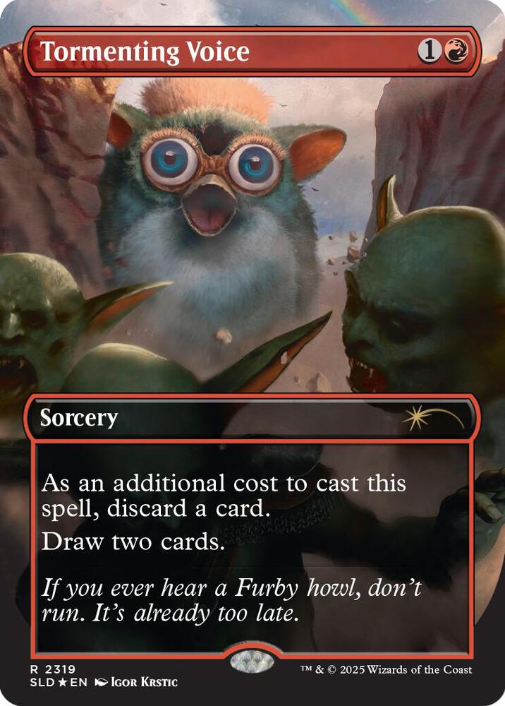 Tormenting Voice #2319 FOIL Secret Lair Drop Series