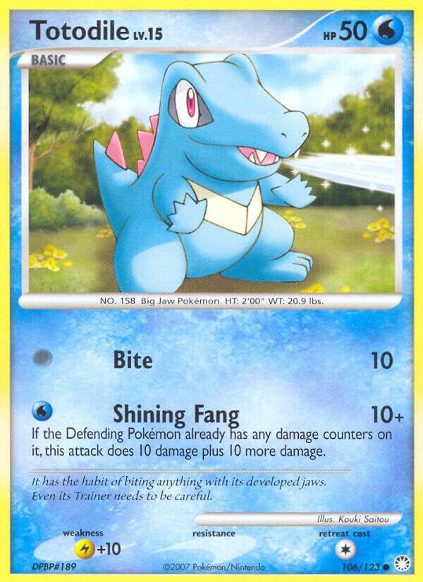 Totodile #106 Mysterious Treasures