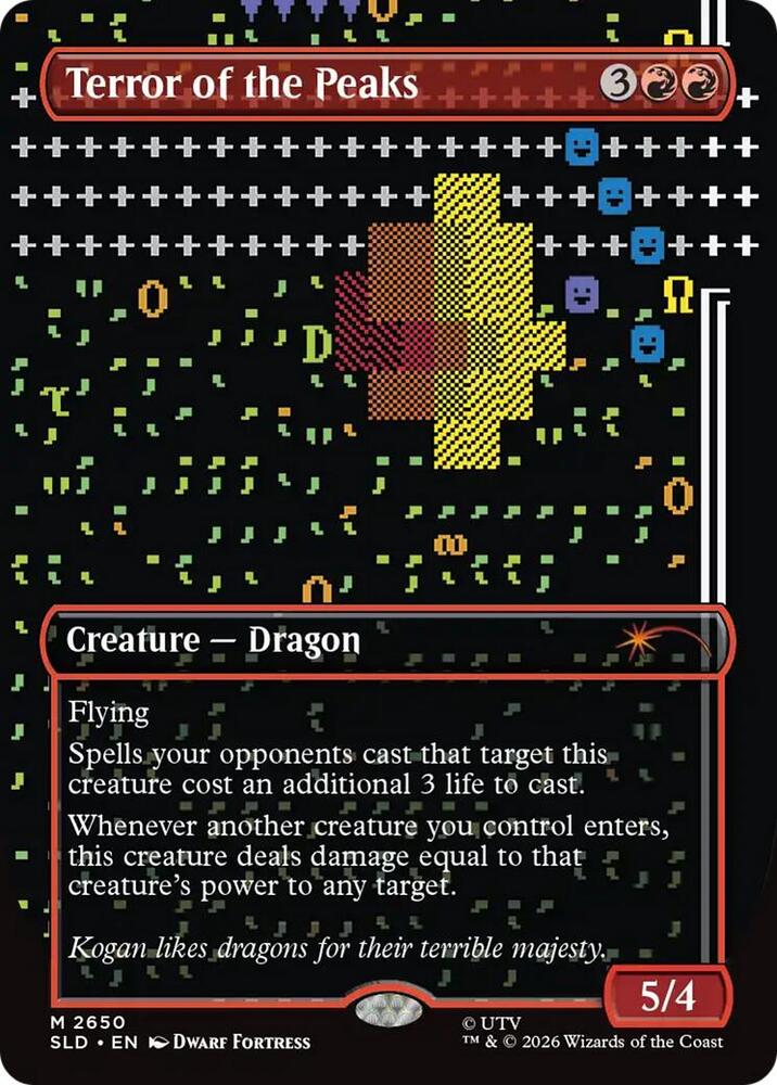 Terror of the Peaks #2650 Secret Lair Drop Series