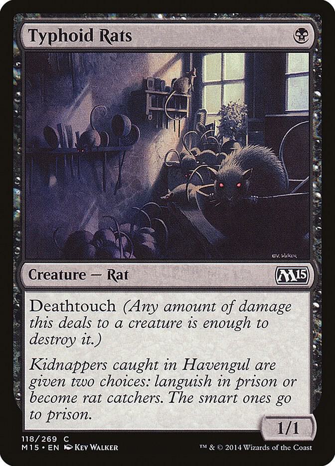 Typhoid Rats #118 FOIL Magic 2015