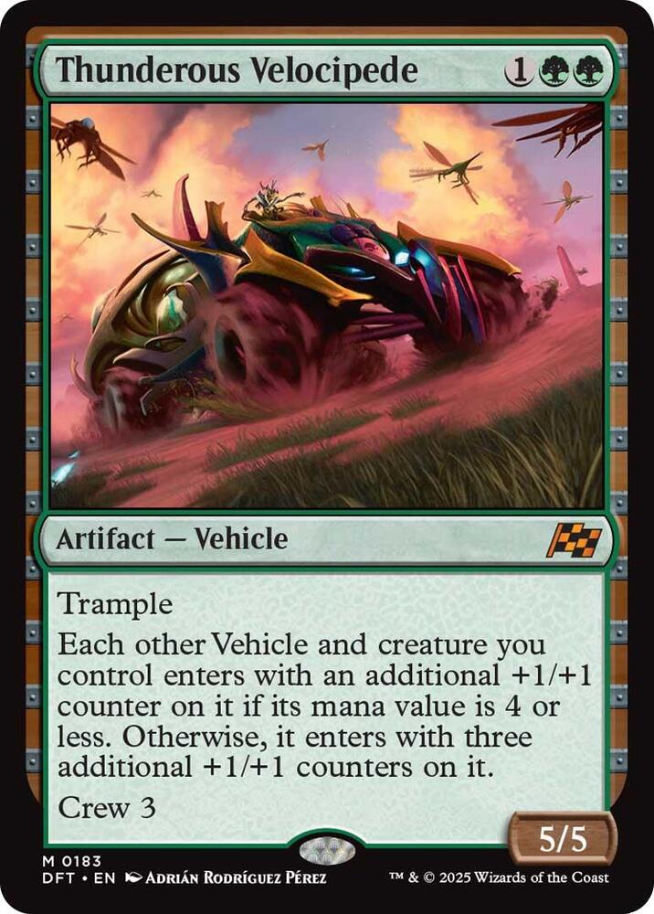 Thunderous Velocipede #183 Aetherdrift
