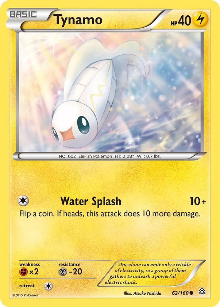 Tynamo #62 REVERSE HOLOFOIL XY - Primal Clash