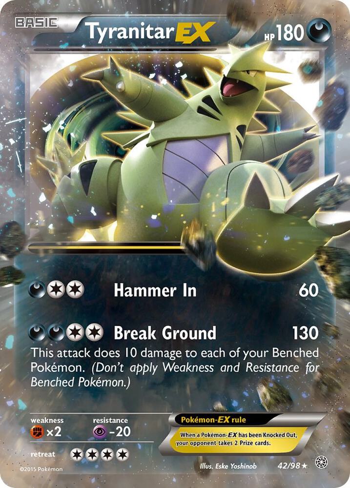 Tyranitar EX #42 XY - Ancient Origins