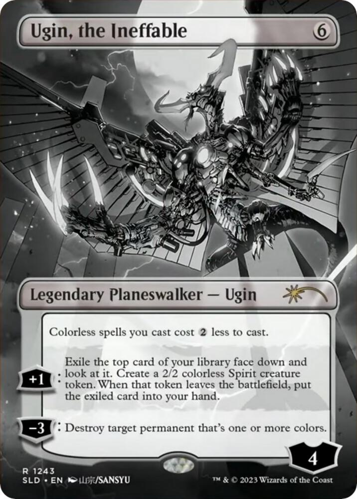 Ugin, the Ineffable (Borderless) #1243 FOIL Secret Lair Drop Series