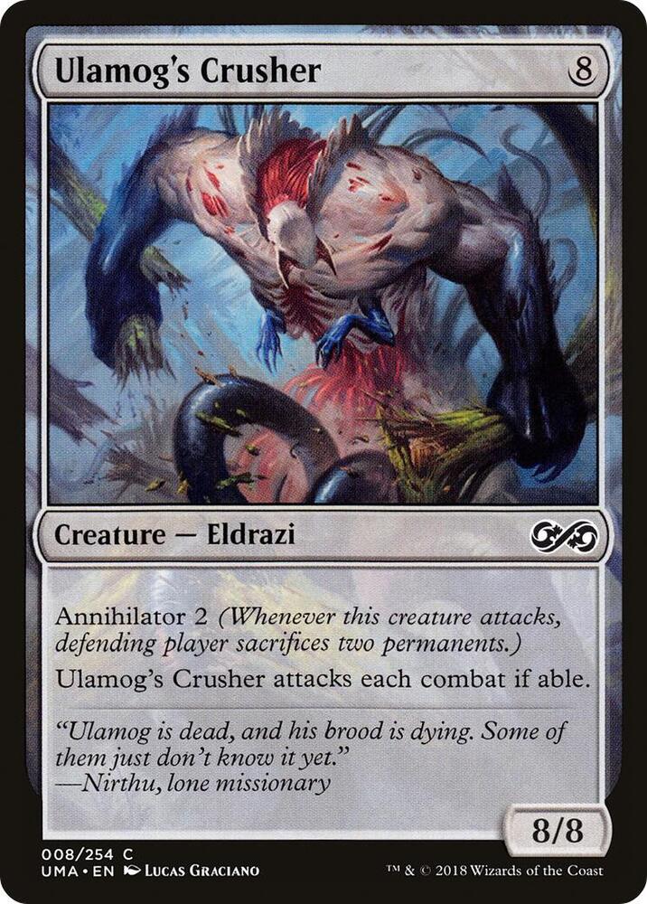 Ulamog's Crusher #8 FOIL Ultimate Masters