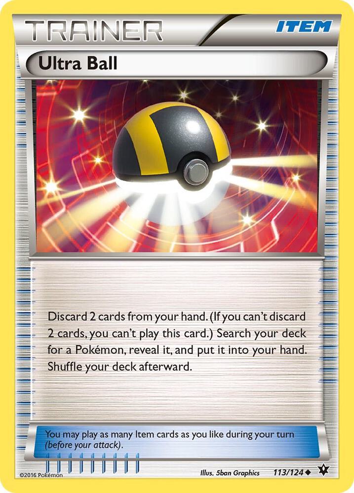 Ultra Ball #113 FOIL XY - Fates Collide