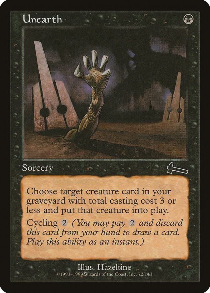 Unearth #72 Urza's Legacy