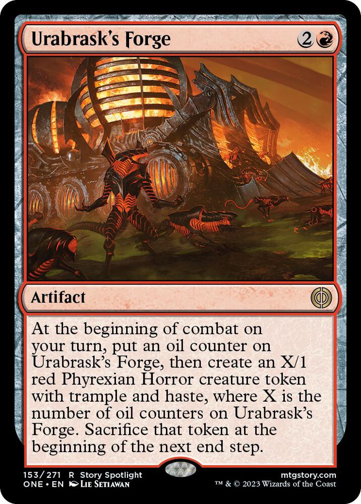 Urabrask's Forge #153 FOIL Phyrexia: All Will Be One