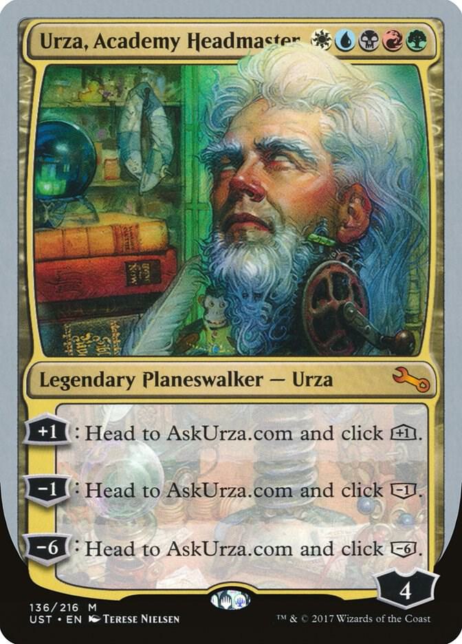 Urza, Academy Headmaster #136 Unstable