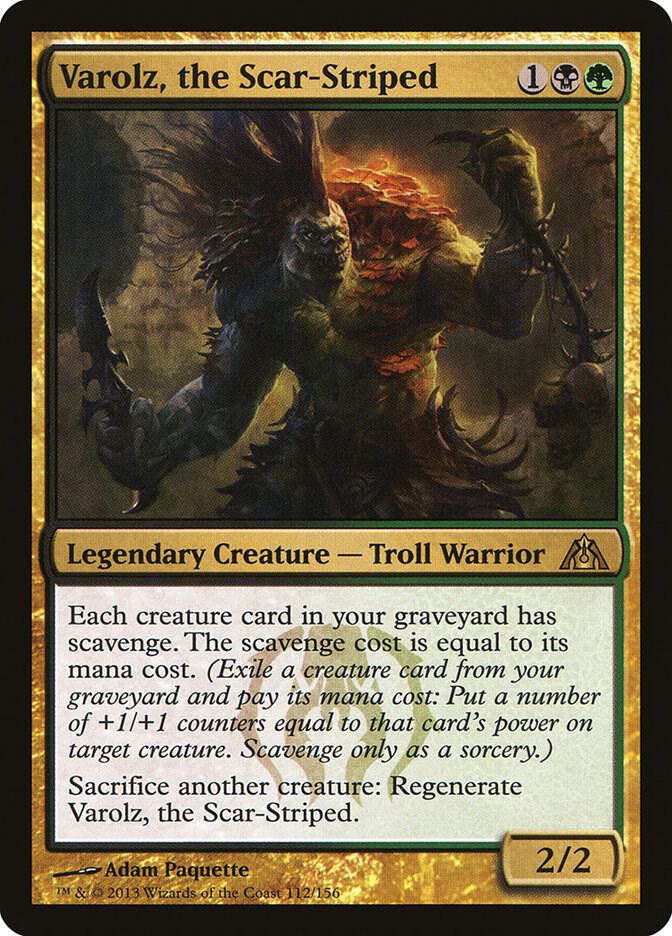Varolz, the Scar-Striped #112 FOIL Dragon's Maze