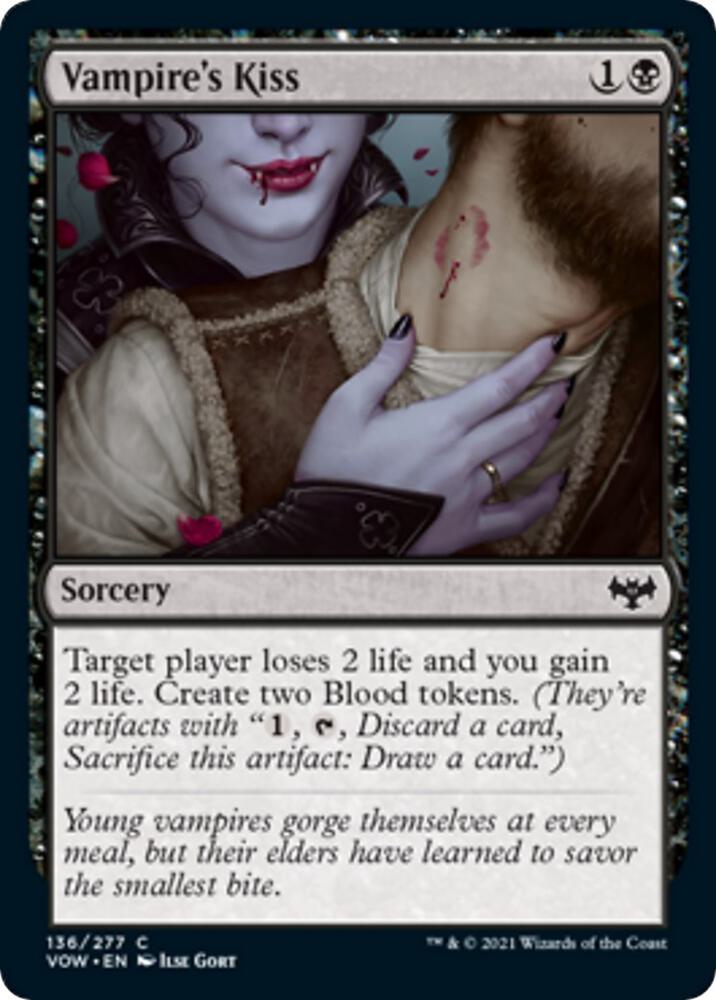 Vampire's Kiss #136 FOIL Innistrad: Crimson Vow
