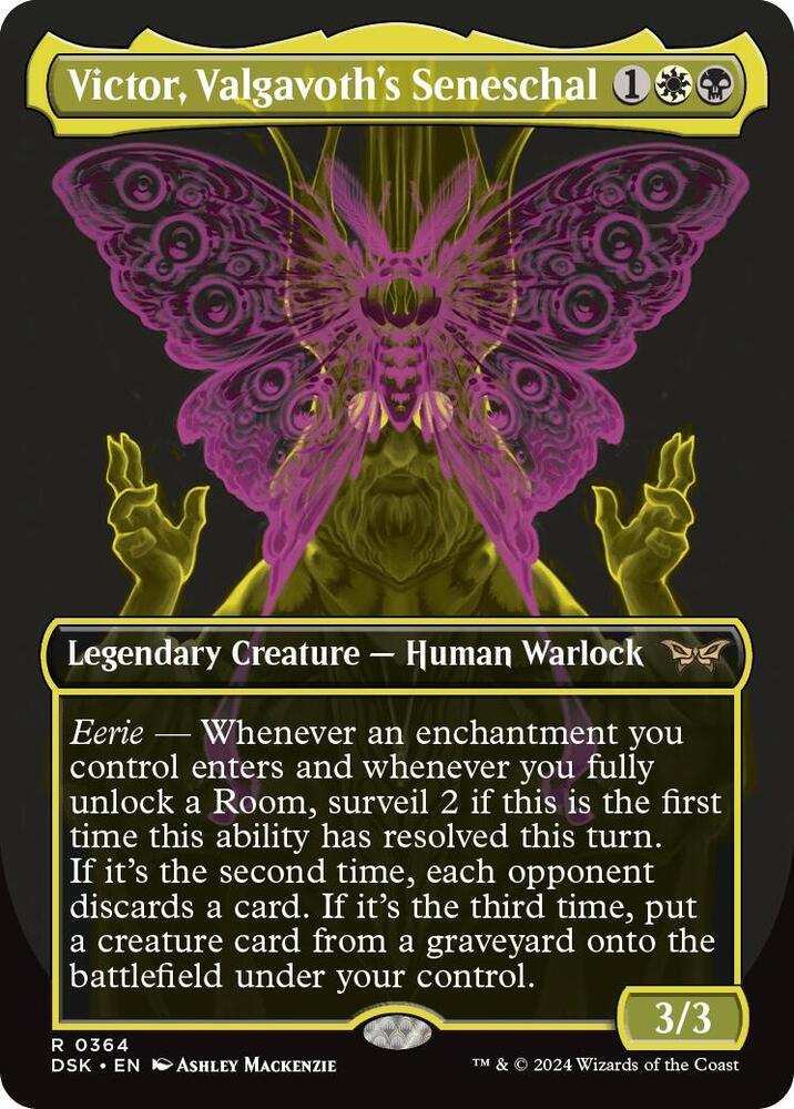 Victor, Valgavoth's Seneschal #363 (Showcase) FOIL Duskmourn: House of Horror
