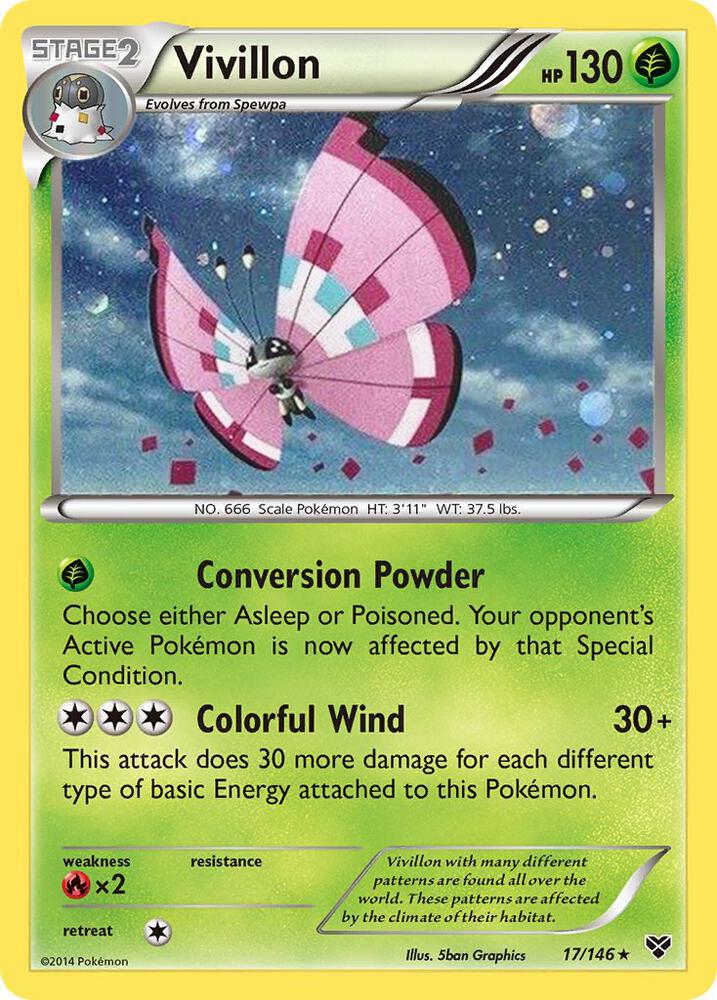Vivillon #17 COSMOS HOLO Blister Exclusives