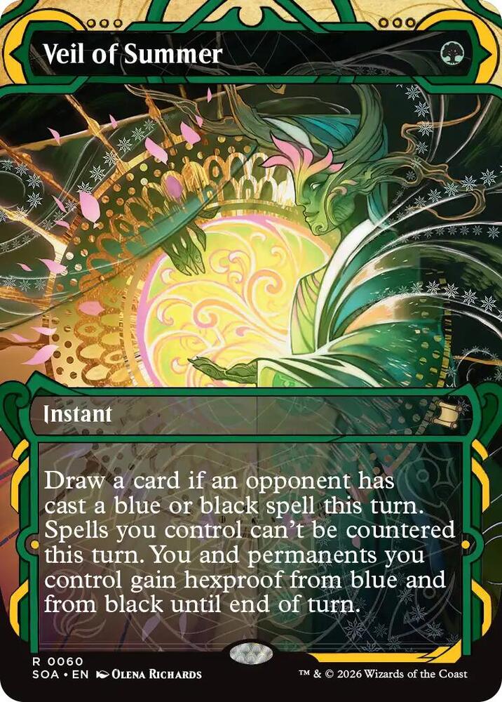 Veil of Summer #60 FOIL Secrets of Strixhaven: Mystical Archive