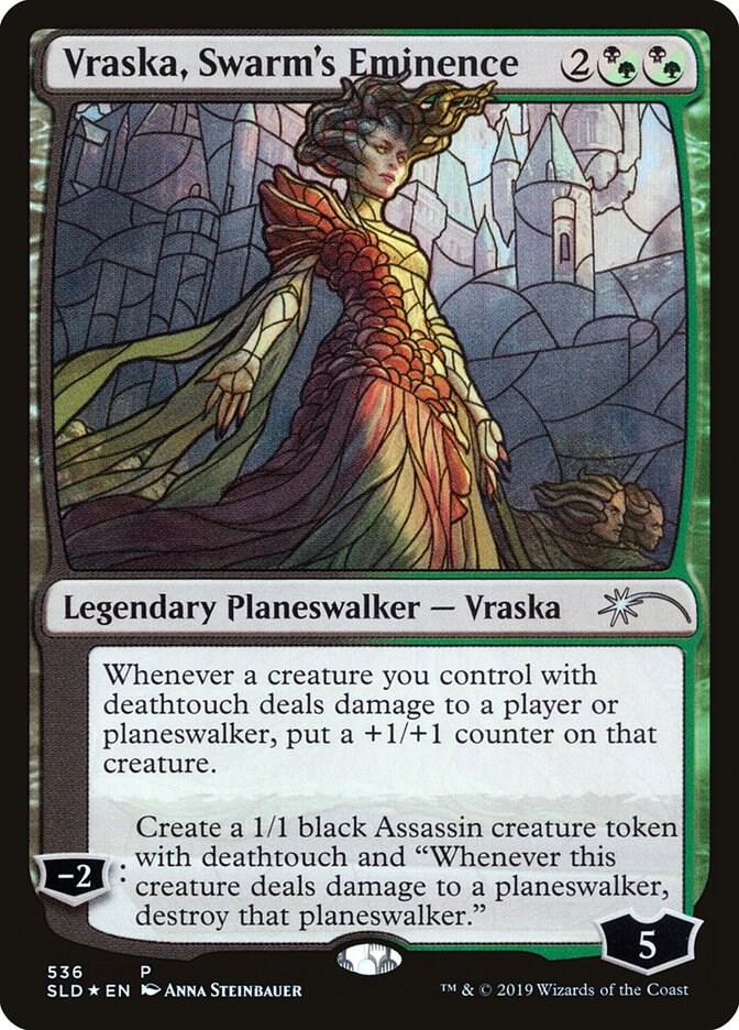 Vraska, Swarm's Eminence (Stained Glass) #536 FOIL Secret Lair Drop Series