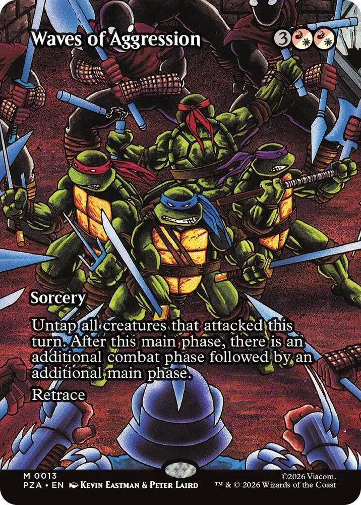 Waves of Aggression (Borderless) #13 Teenage Mutant Ninja Turtles Source Material