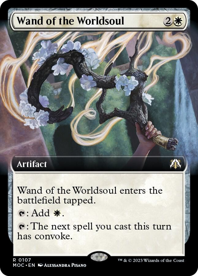 Wand of the Worldsoul (Extended Art) #107 Commander: March of the Machine