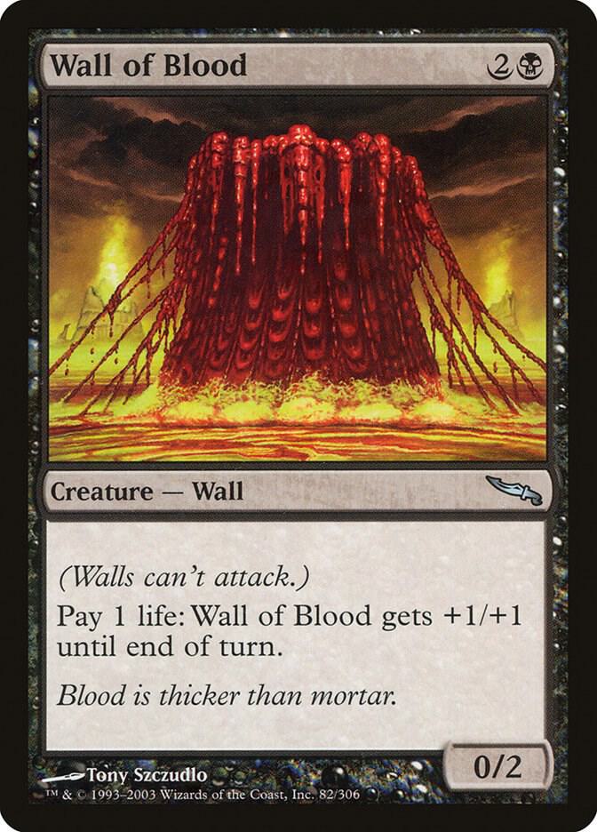 Wall of Blood #82 Mirrodin