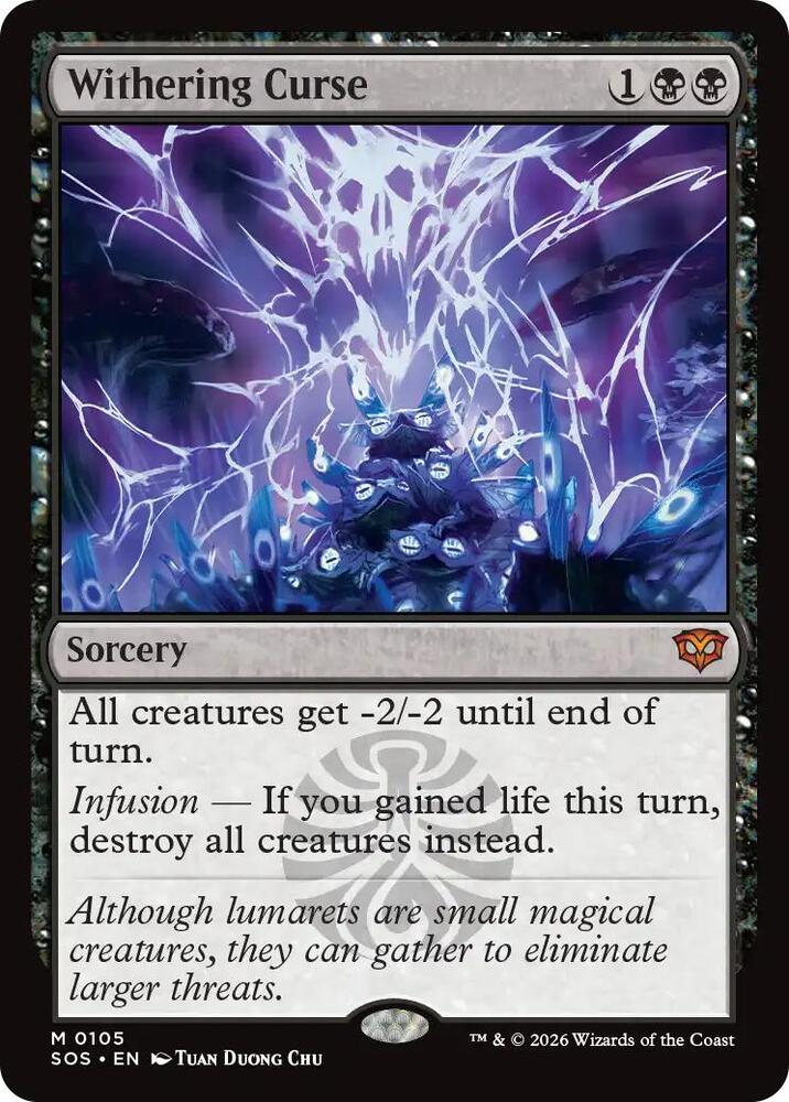 Withering Curse #105 Secrets of Strixhaven