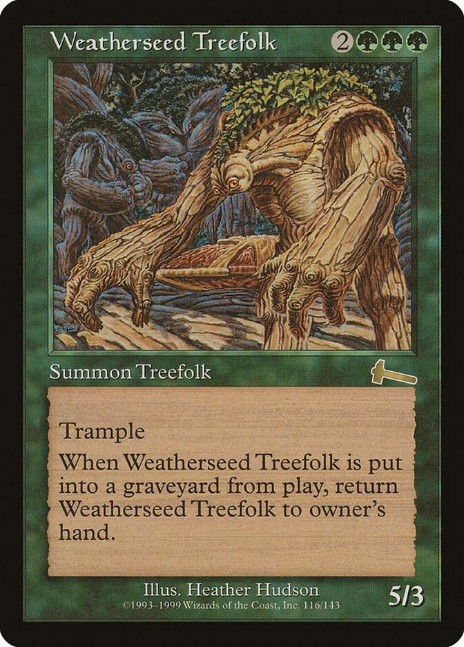Weatherseed Treefolk #116 Urza's Legacy